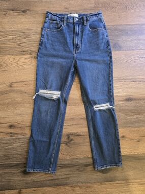 Abercrombie & Fitch The Ankle Straight Ultra High-Rise